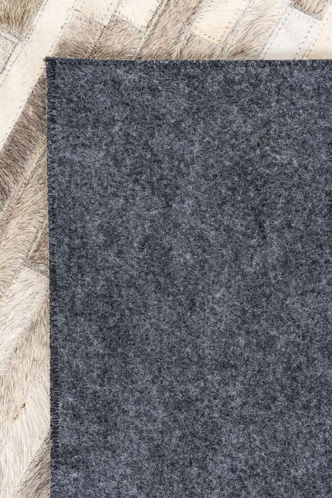 5' x 8' 2 Cowhide Leather Rug