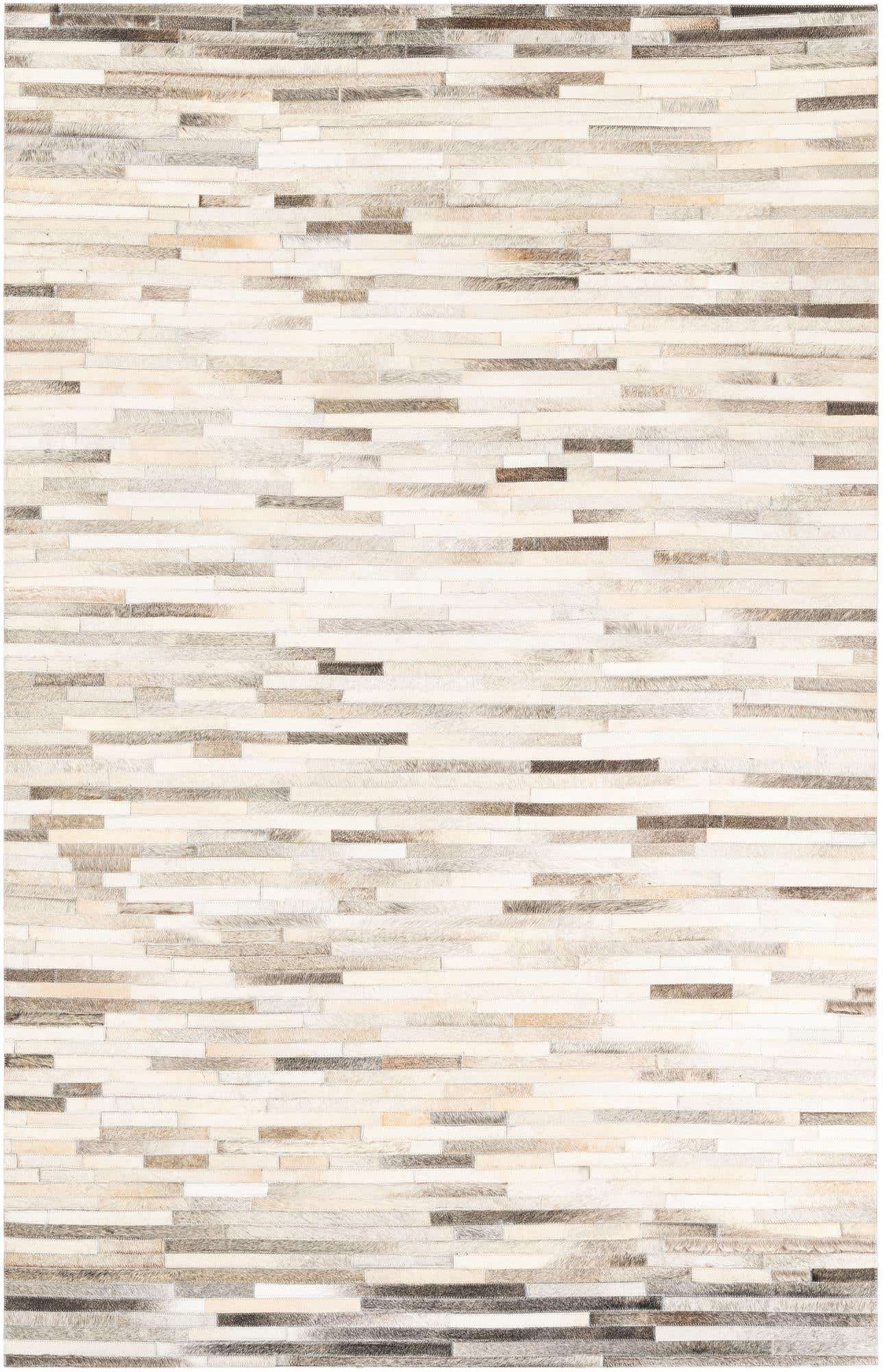 5' x 8' 2 Cowhide Leather Rug