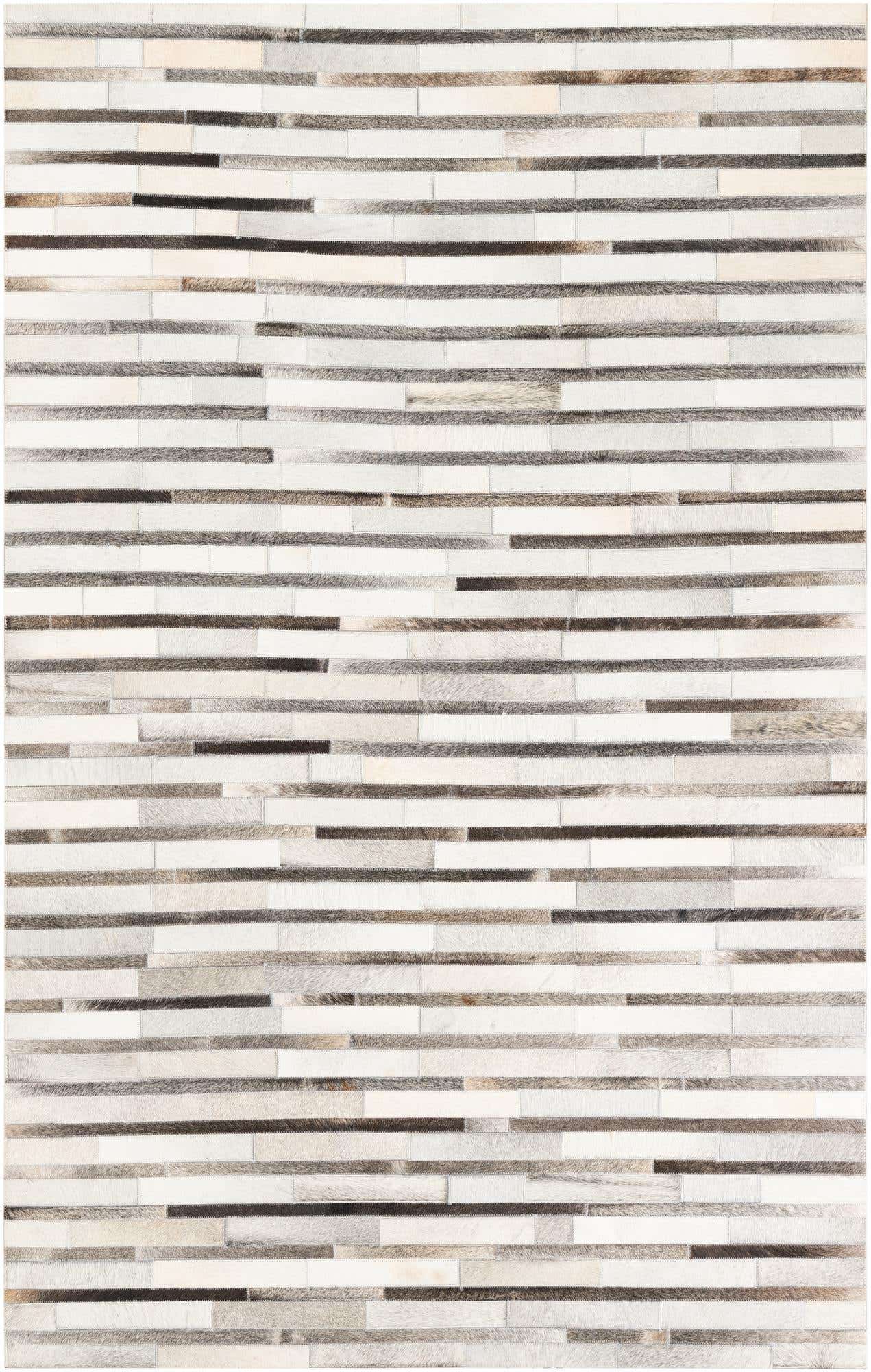 5' x 8' Cowhide Leather Rug