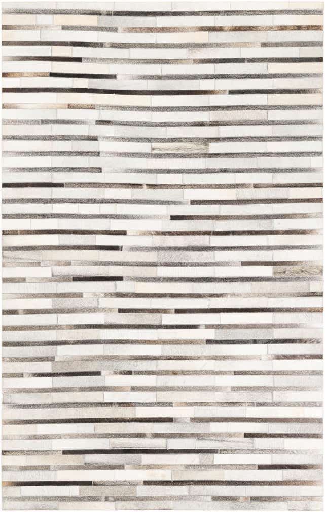 5' x 8' Cowhide Leather Rug