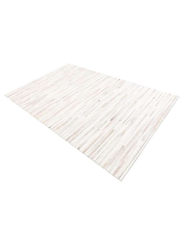 5' 1 x 8' 1 Cowhide Leather Rug