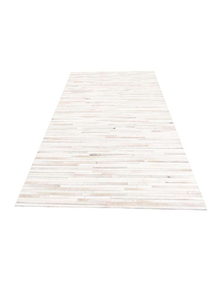5' 1 x 8' 1 Cowhide Leather Rug