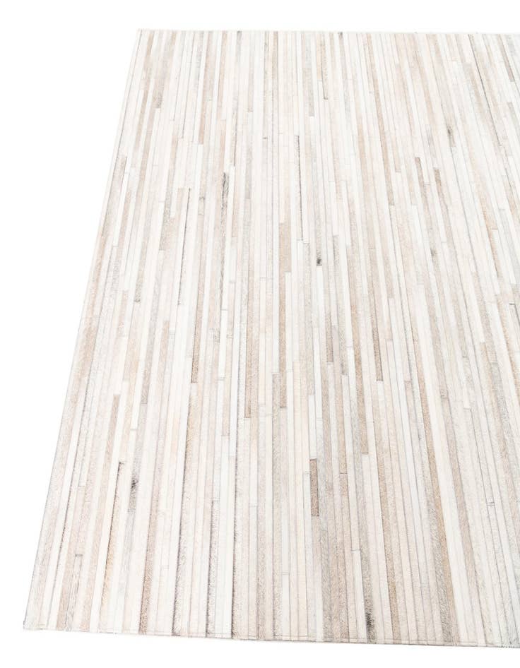 Detail image of 5' 1 x 8' 1 Cowhide Leather Rug