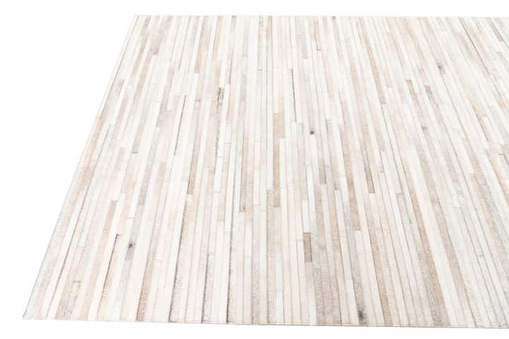 5' 1 x 8' 1 Cowhide Leather Rug