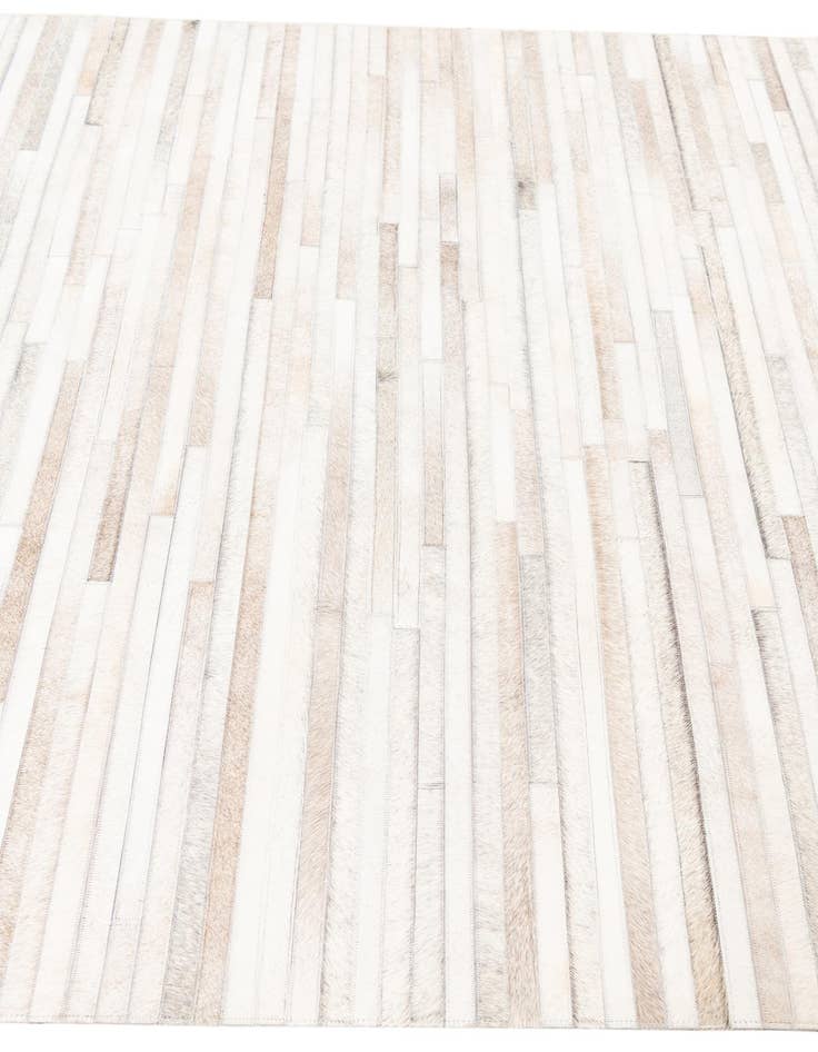 Detail image of 5' 1 x 8' 1 Cowhide Leather Rug