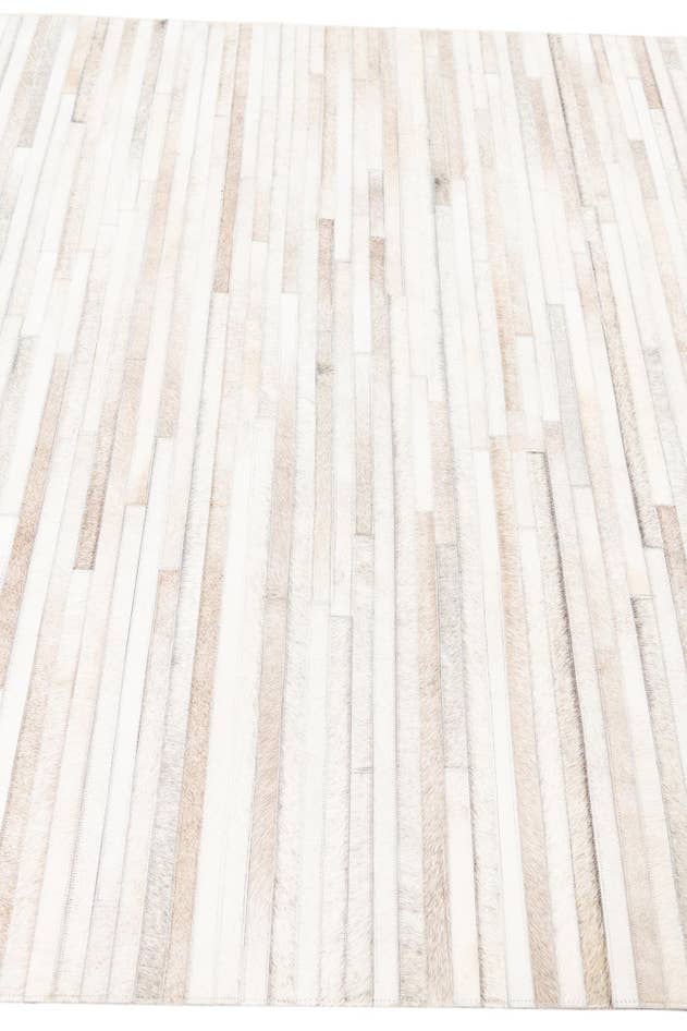 Detail image of 5' 1 x 8' 1 Cowhide Leather Rug