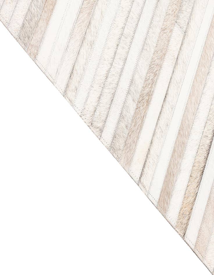 Detail image of 5' 1 x 8' 1 Cowhide Leather Rug