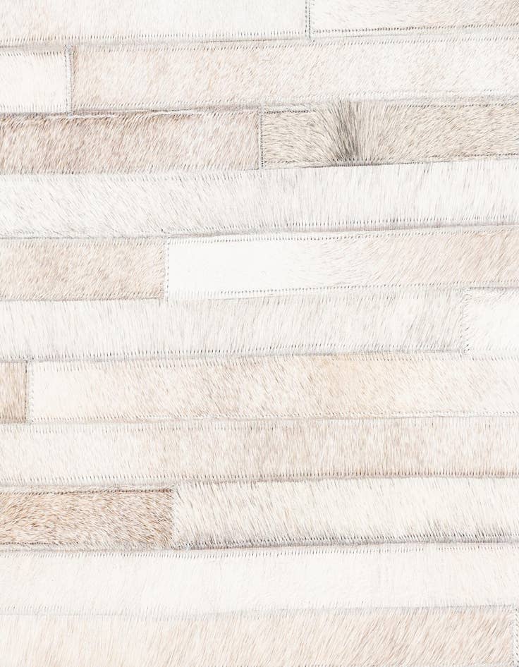 Detail image of 5' 1 x 8' 1 Cowhide Leather Rug