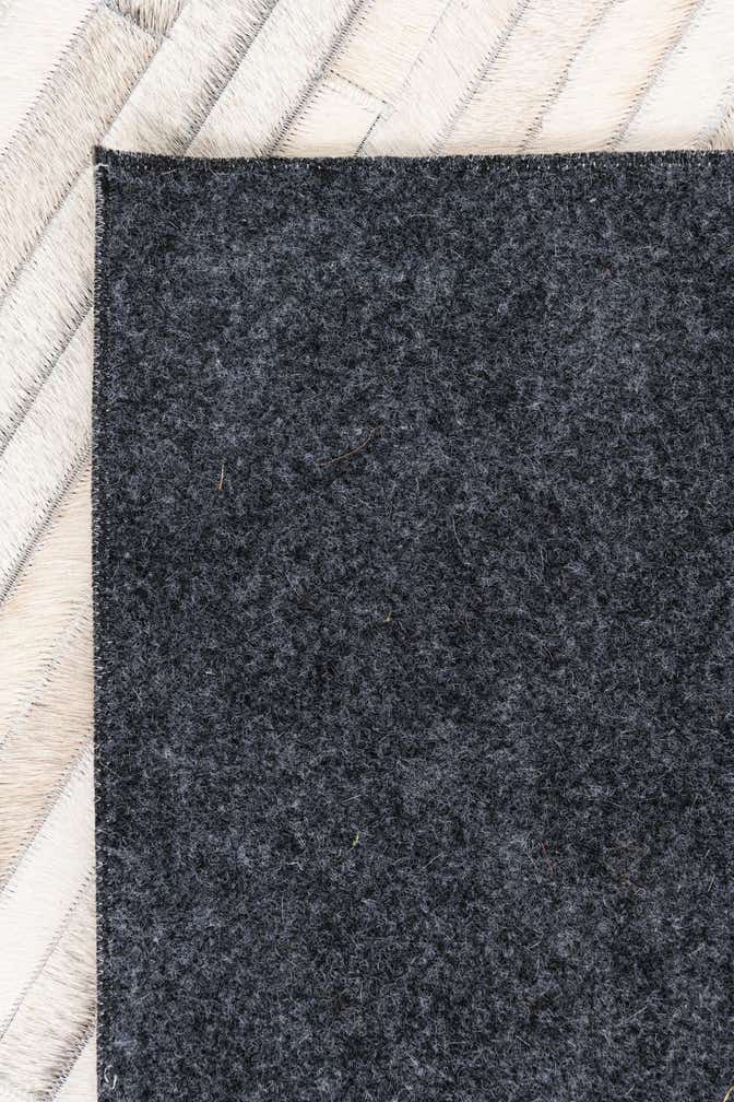 5' 1 x 8' 1 Cowhide Leather Rug