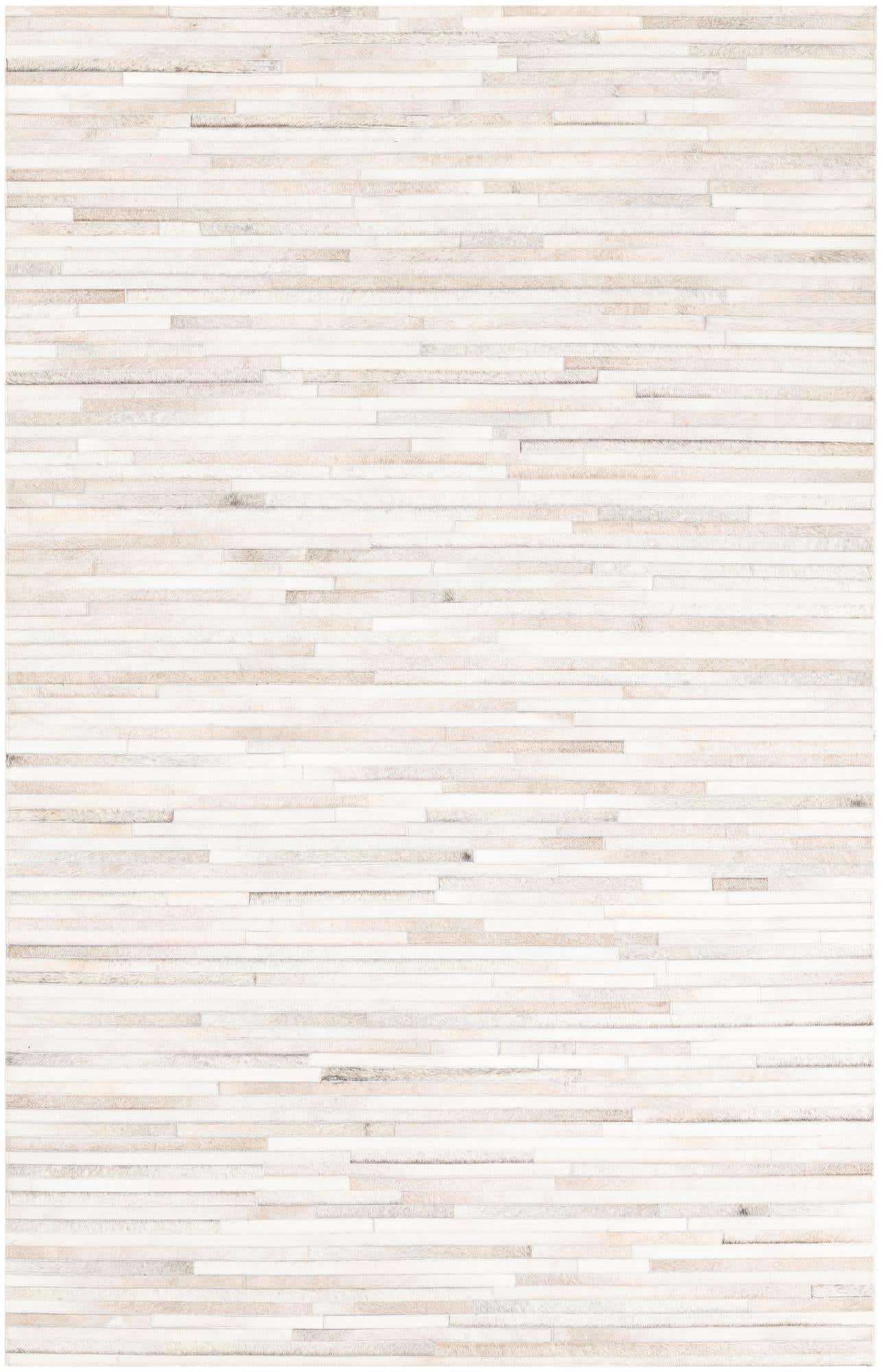 5' 1 x 8' 1 Cowhide Leather Rug