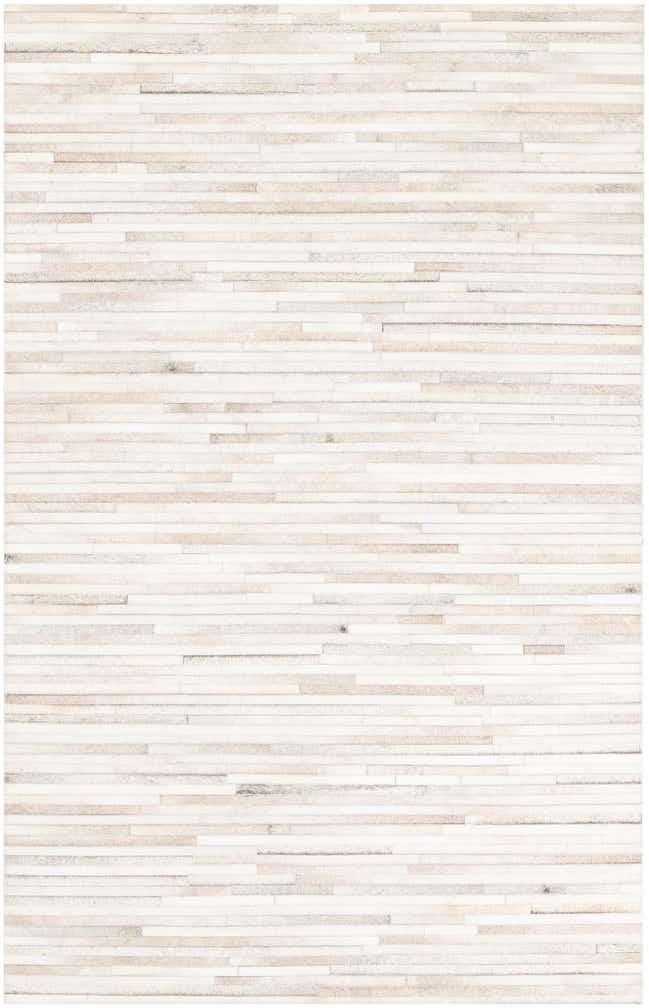 5' 1 x 8' 1 Cowhide Leather Rug