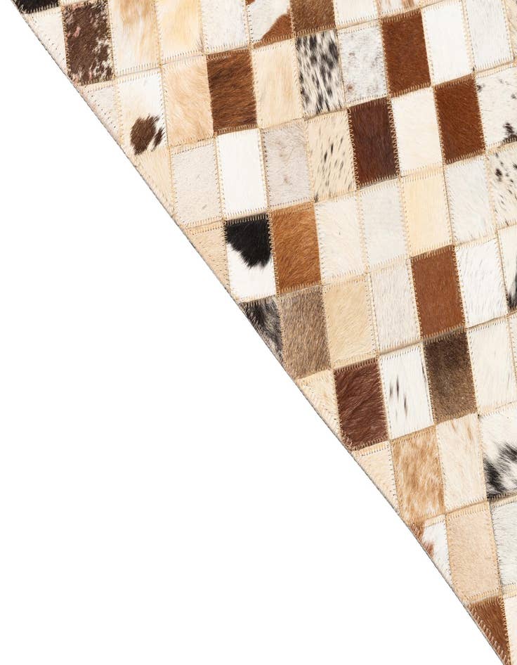 Detail image of 5' x 8' Cowhide Leather Rug