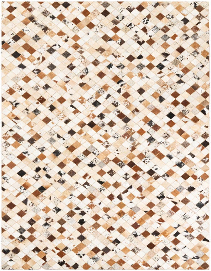 Detail image of 5' x 8' Cowhide Leather Rug