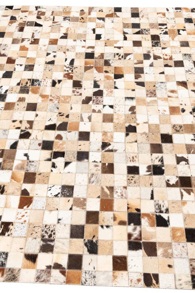 Detail image of 5' x 8' Cowhide Leather Rug