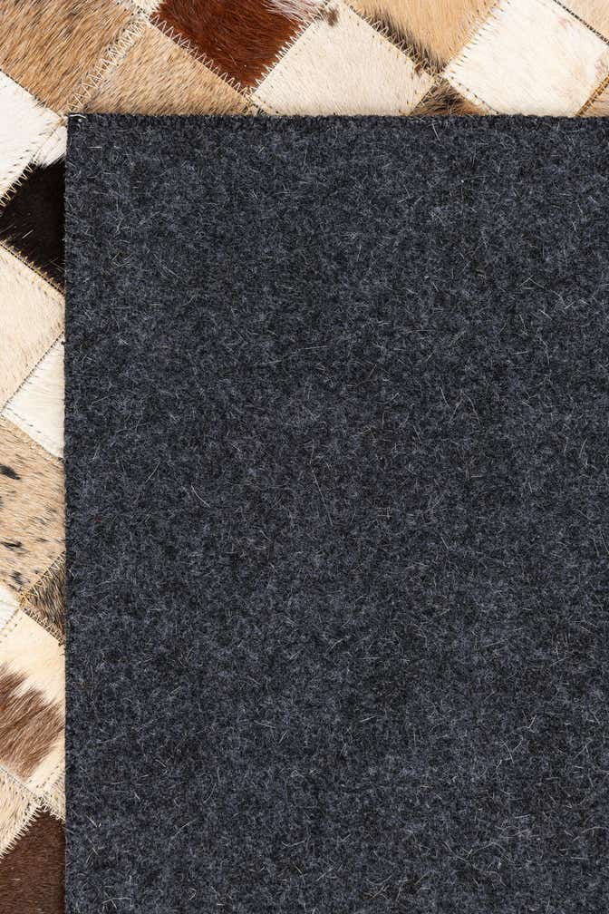 5' x 8' Cowhide Leather Rug