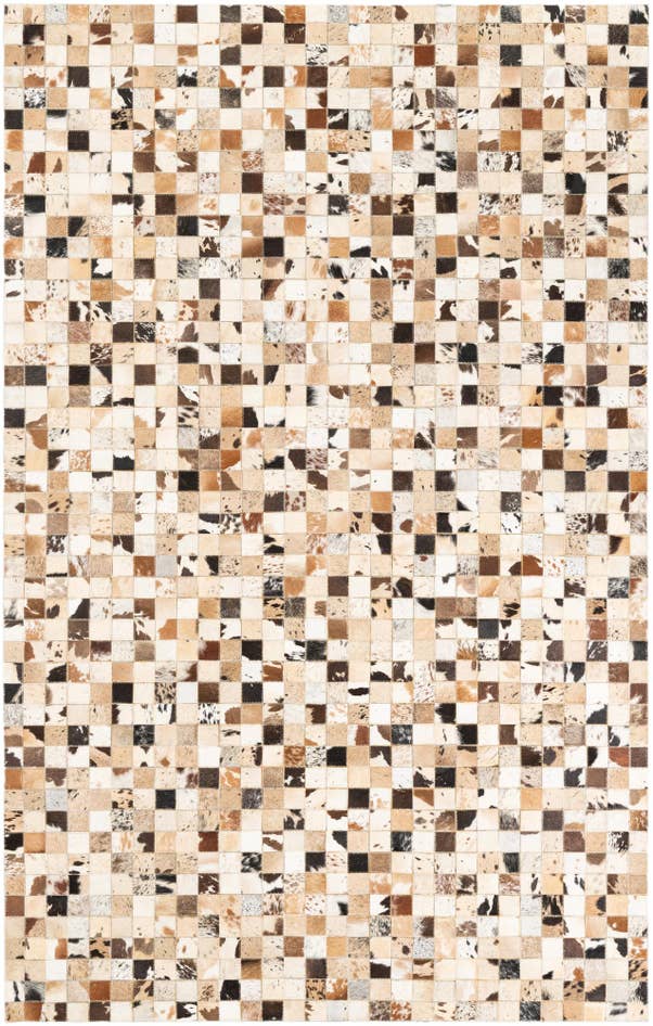 Detail image of 5' x 8' Cowhide Leather Rug