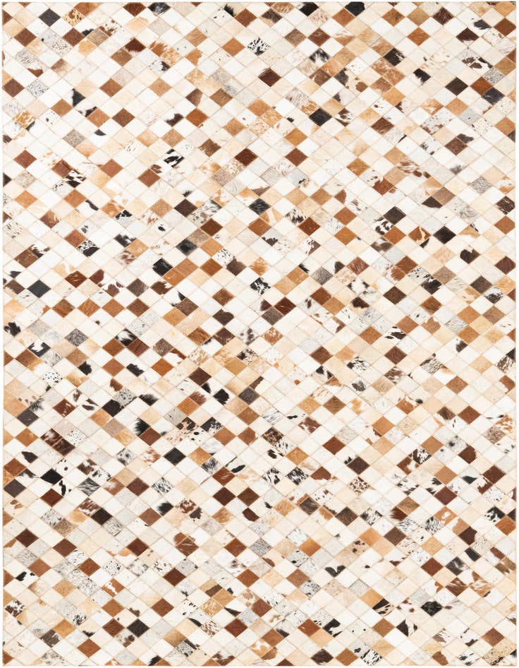 Detail image of 5' x 8' Cowhide Leather Rug