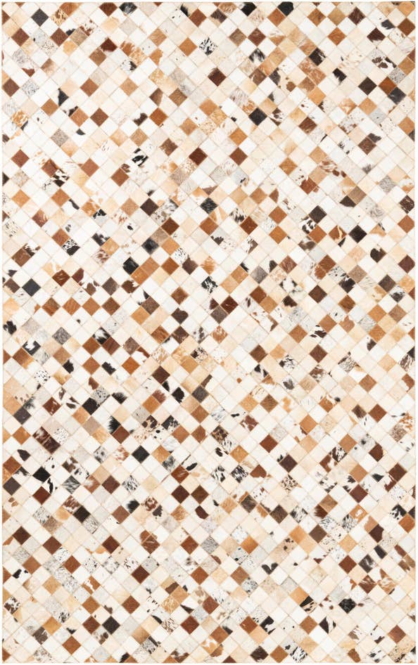 Detail image of 5' x 8' Cowhide Leather Rug