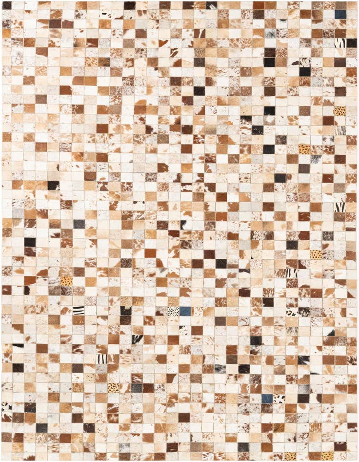 Detail image of 5' x 8' Cowhide Leather Rug