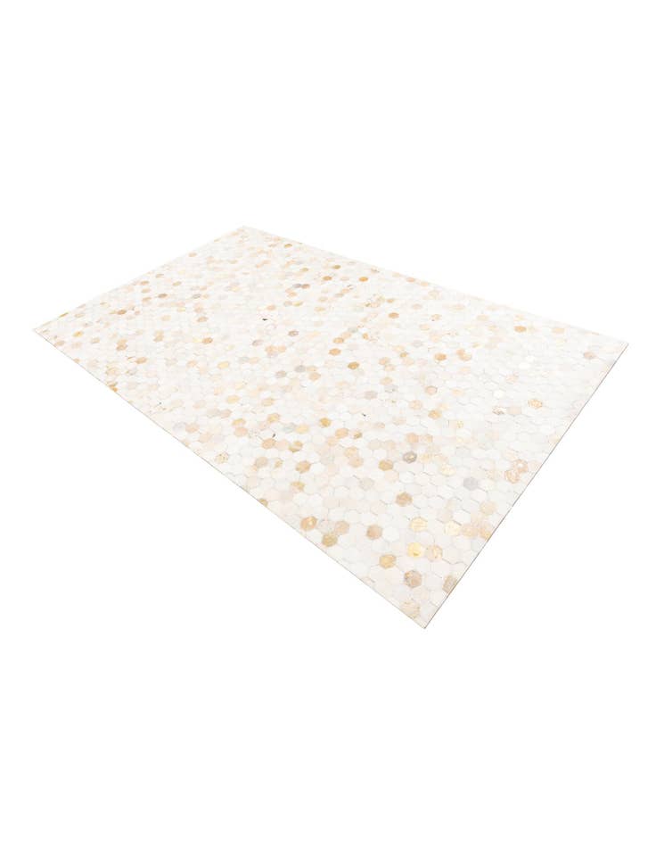 Detail image of 5' x 8' Cowhide Leather Rug