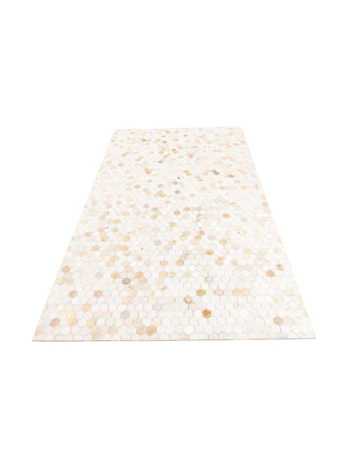 5' x 8' Cowhide Leather Rug