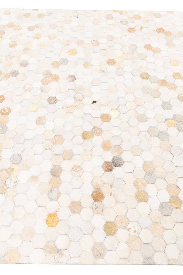 Detail image of 5' x 8' Cowhide Leather Rug