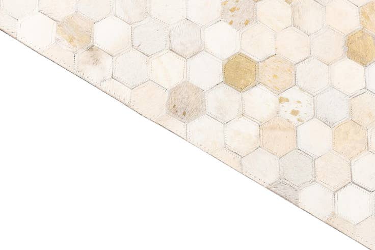 Detail image of 5' x 8' Cowhide Leather Rug