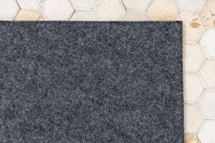 5' x 8' Cowhide Leather Rug