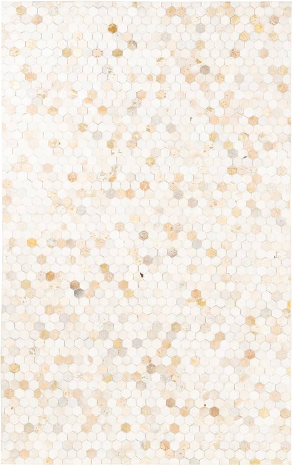 Detail image of 5' x 8' Cowhide Leather Rug