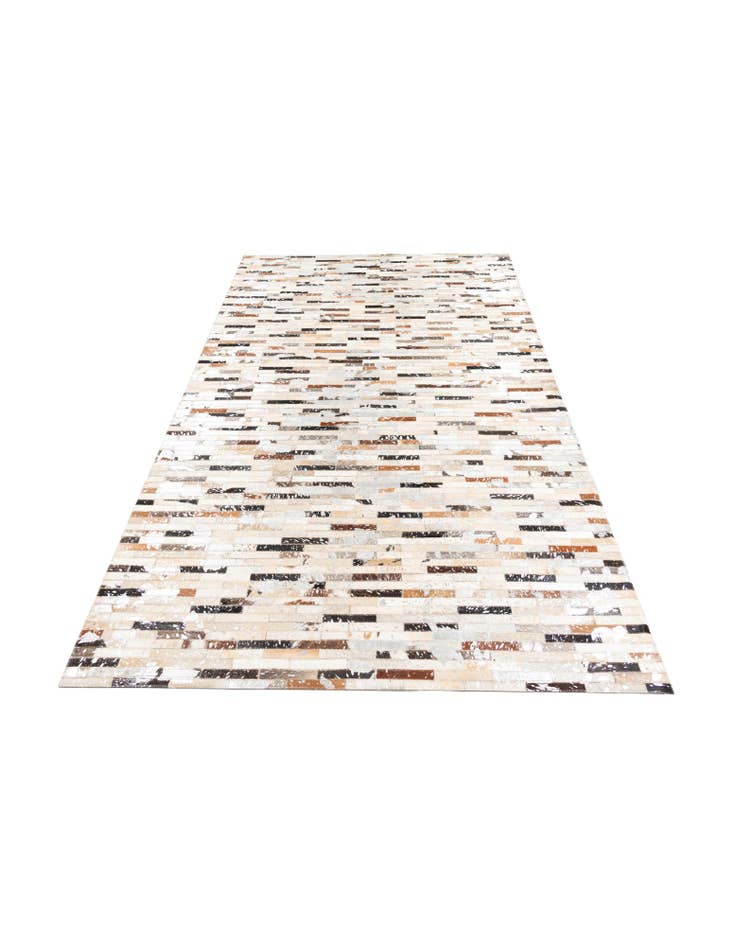 Detail image of 5' 2 x 8' 2 Cowhide Leather Rug