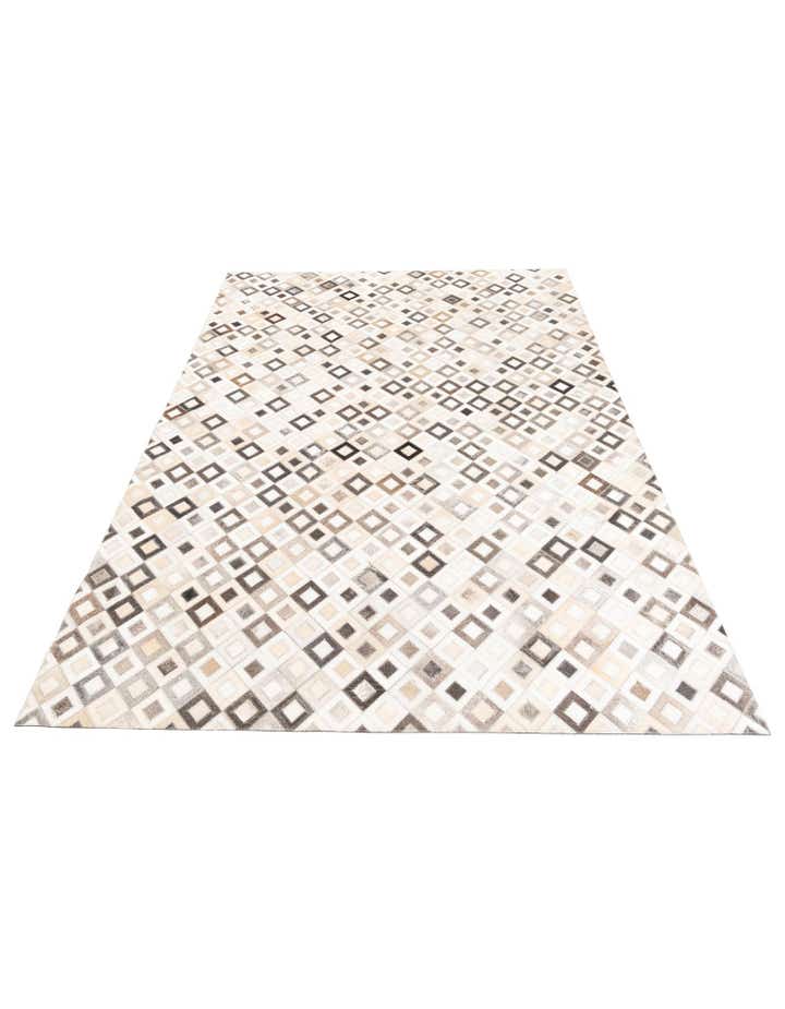 5' x 7' 7 Cowhide Leather Rug