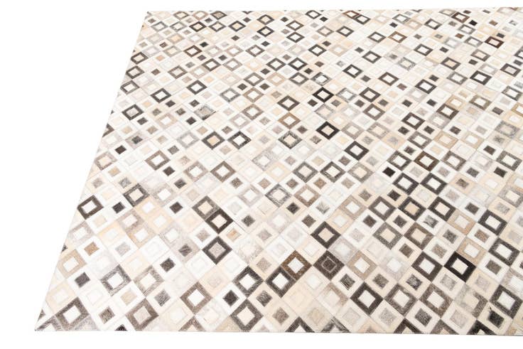 Detail image of 5' x 7' 7 Cowhide Leather Rug