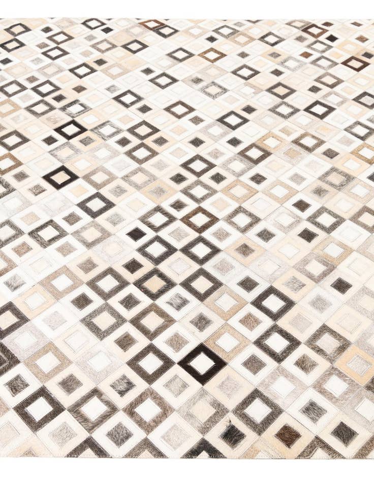 Detail image of 5' x 7' 7 Cowhide Leather Rug