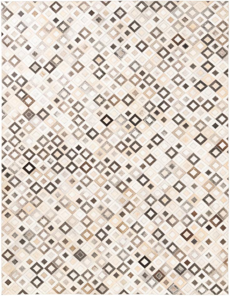 Detail image of 5' x 7' 7 Cowhide Leather Rug