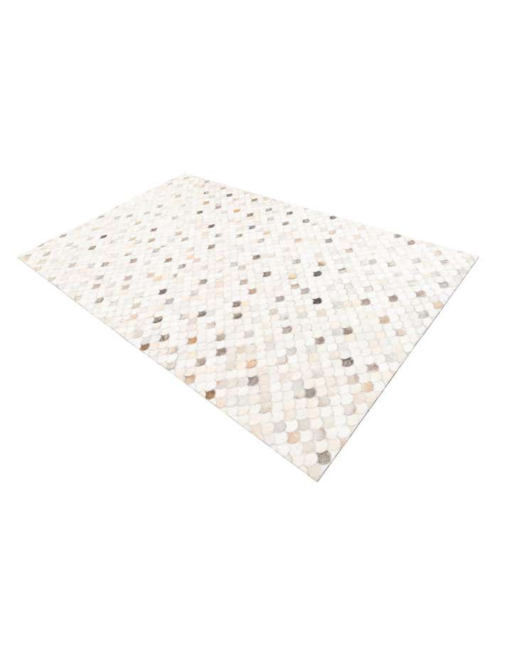 5' x 8' 1 Cowhide Leather Rug