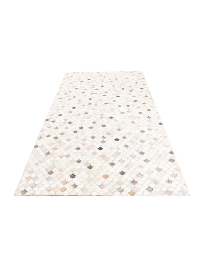 5' x 8' 1 Cowhide Leather Rug