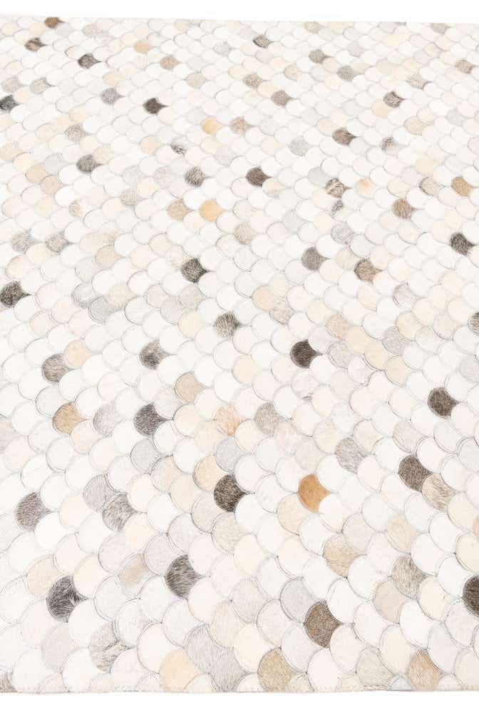 5' x 8' 1 Cowhide Leather Rug