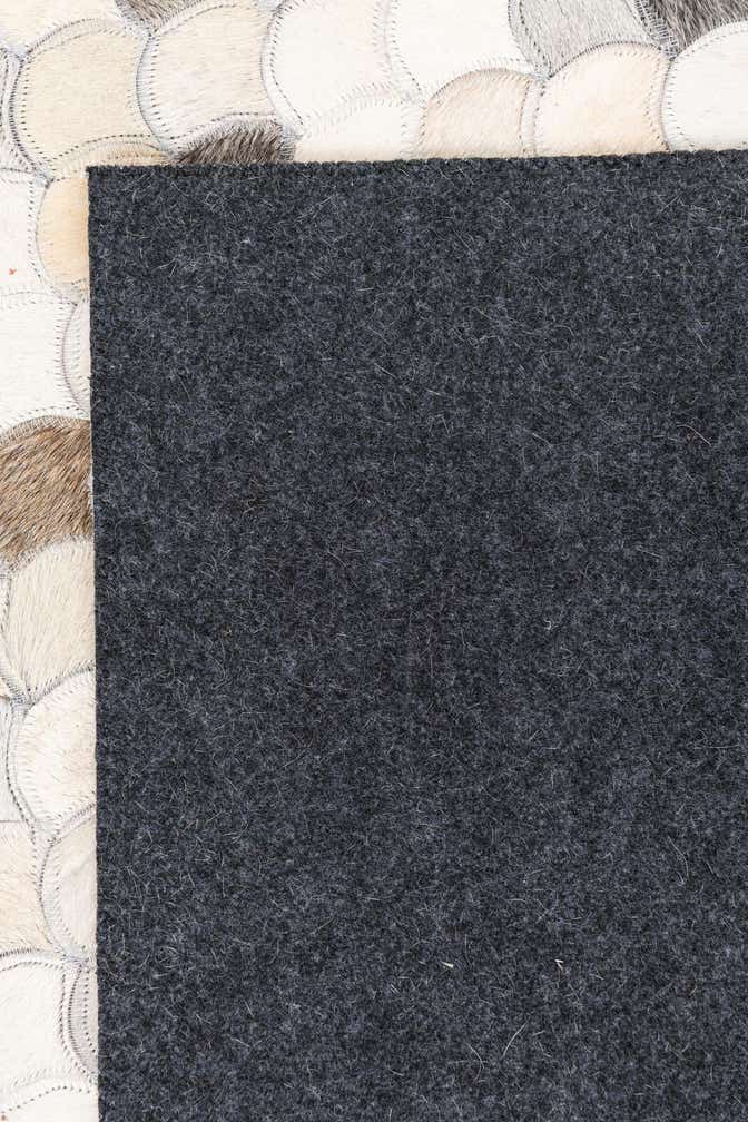 5' x 8' 1 Cowhide Leather Rug