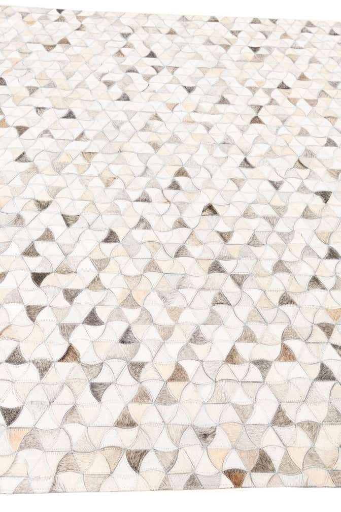 5' x 8' Cowhide Leather Rug