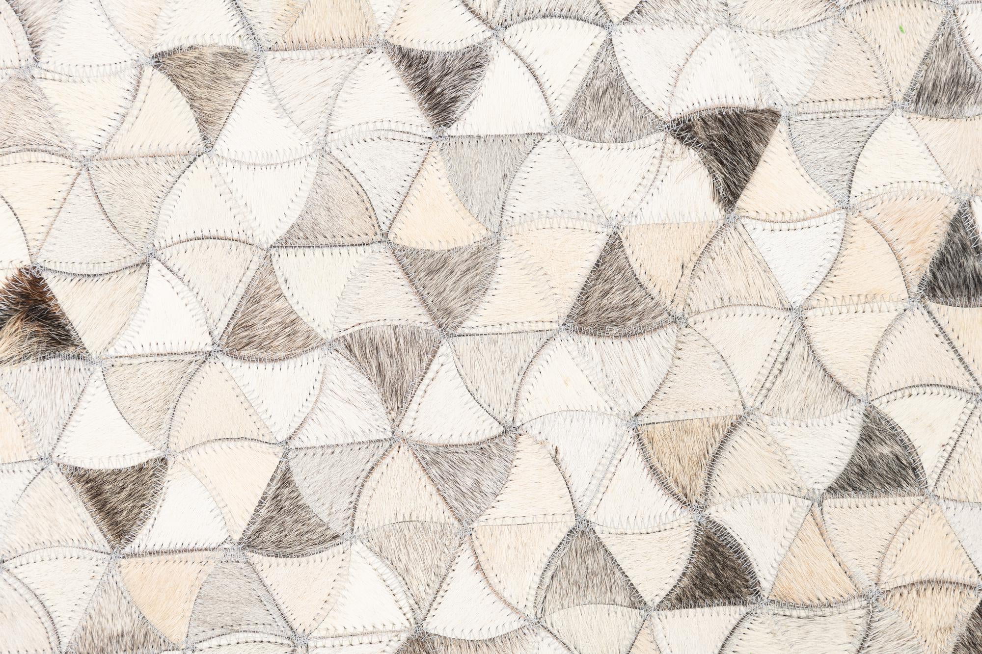 5' x 8' Cowhide Leather Rug