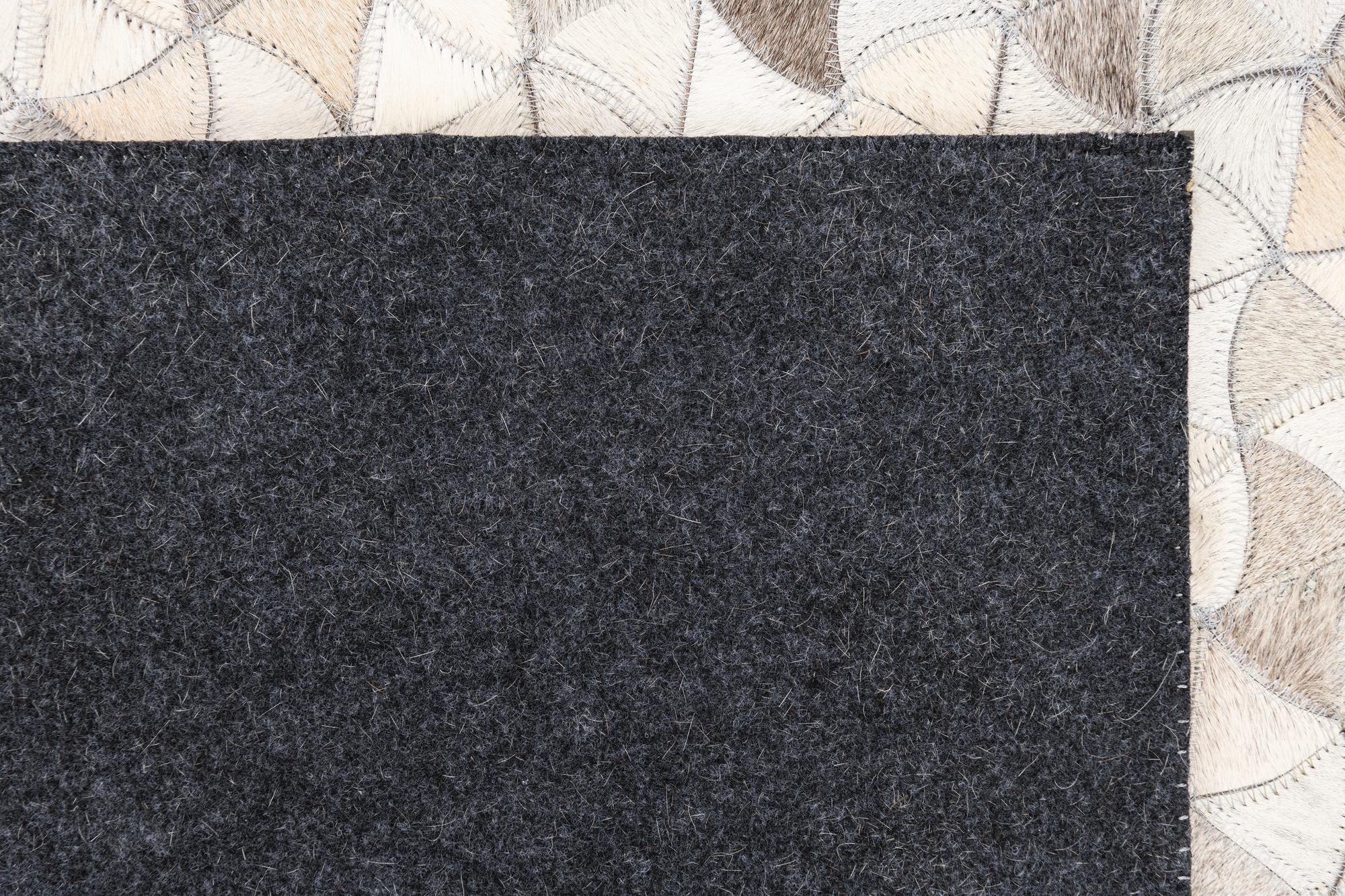 5' x 8' Cowhide Leather Rug