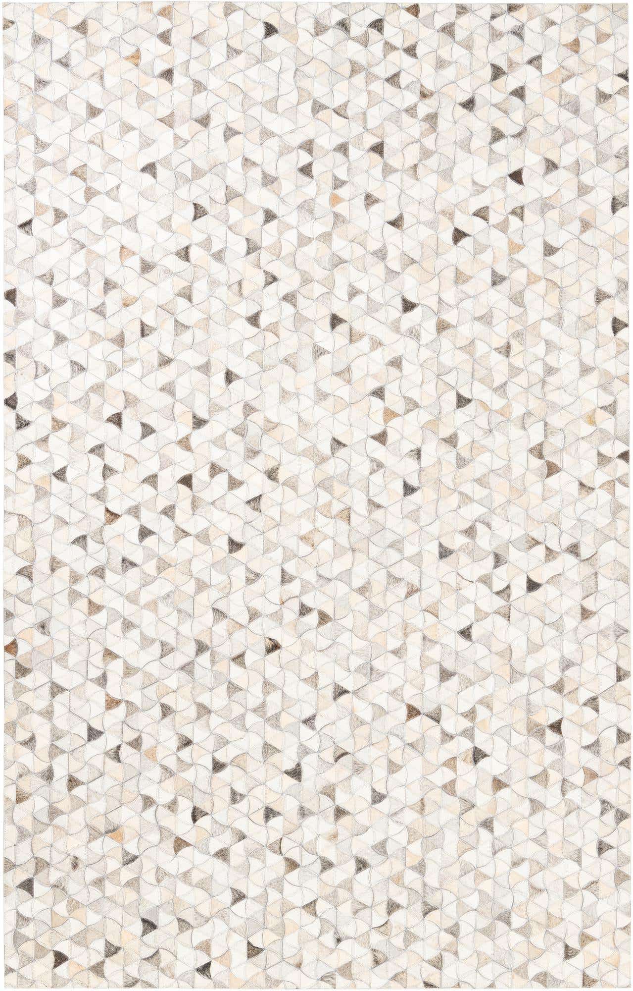 5' x 8' Cowhide Leather Rug