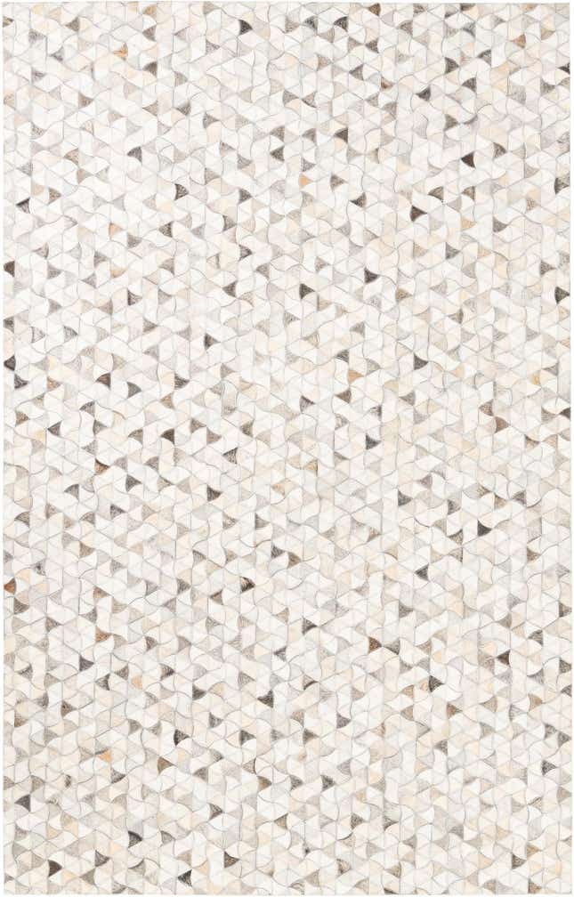 5' x 8' Cowhide Leather Rug