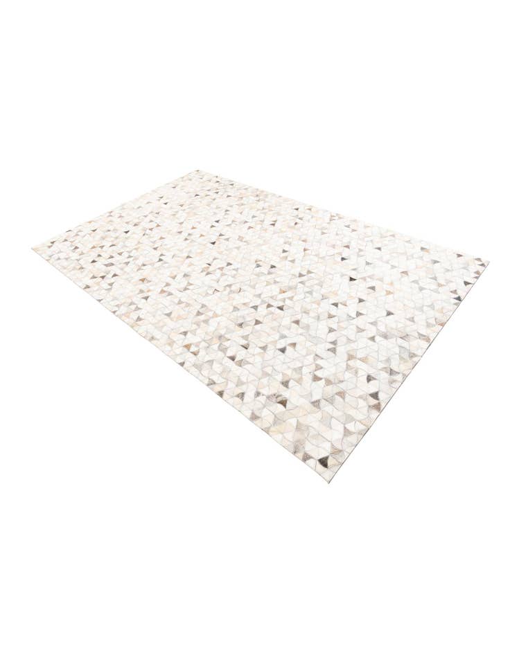 Detail image of 5' 2 x 8' Cowhide Leather Rug