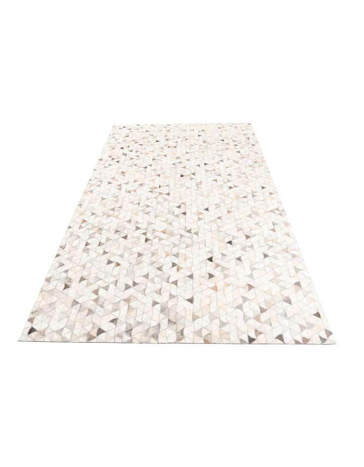 5' 2 x 8' Cowhide Leather Rug