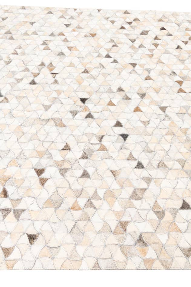 Detail image of 5' 2 x 8' Cowhide Leather Rug