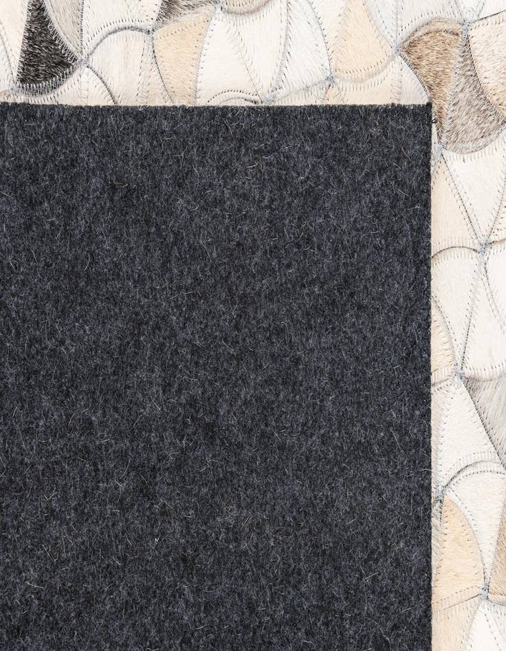 Detail image of 5' 2 x 8' Cowhide Leather Rug