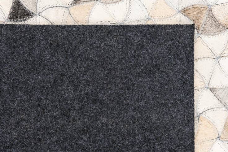 Detail image of 5' 2 x 8' Cowhide Leather Rug