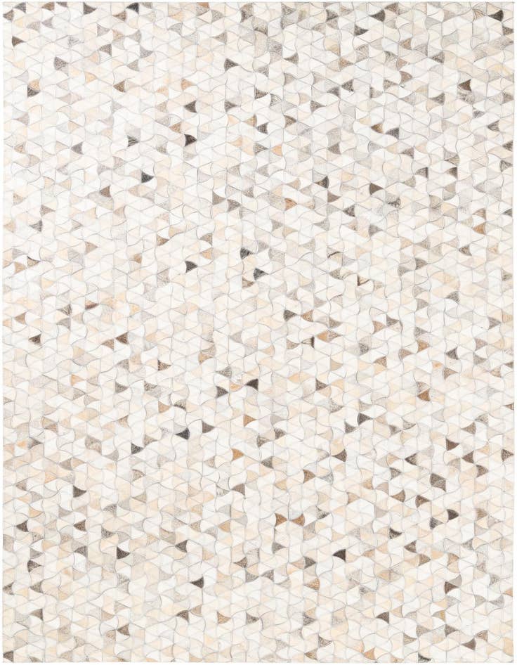 Detail image of 5' 2 x 8' Cowhide Leather Rug
