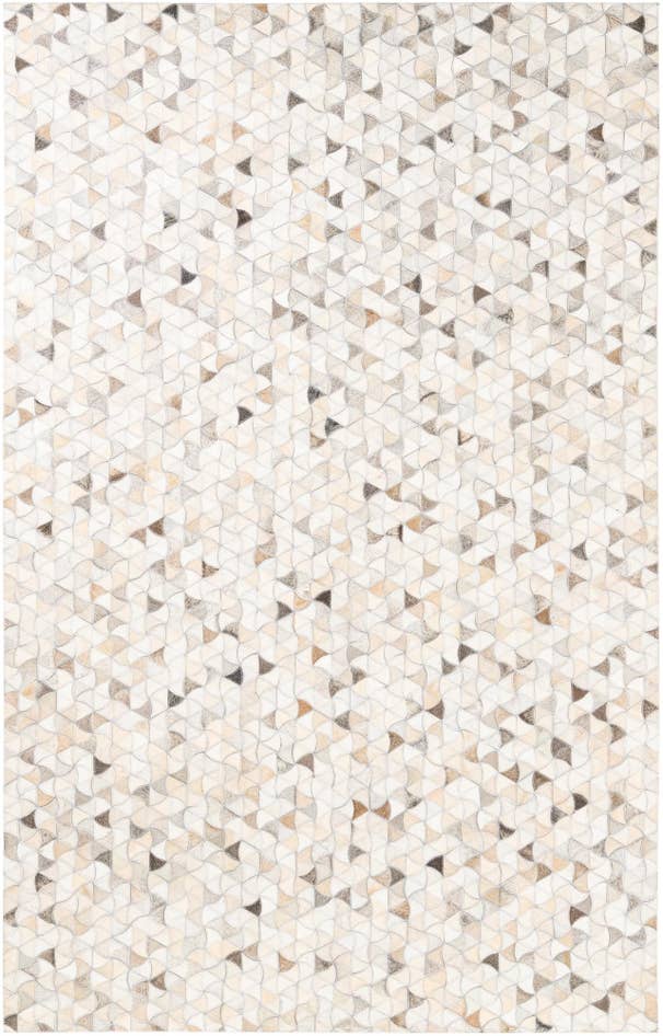 Detail image of 5' 2 x 8' Cowhide Leather Rug